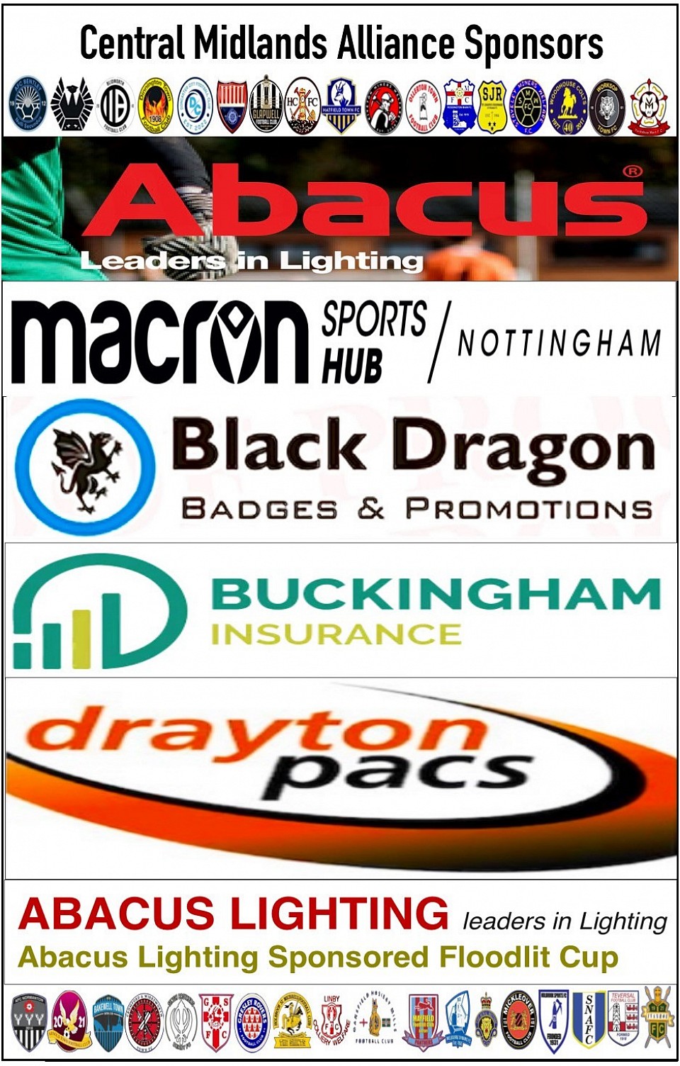 Central Midlands Alliance would like to thank all our proud and dilligent sponsors