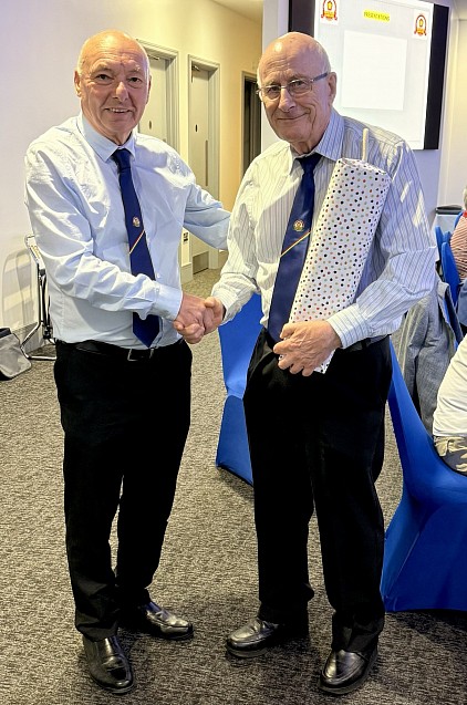 Chairman Ron Steward Mel Williams who’s retiring from active service with the CMA